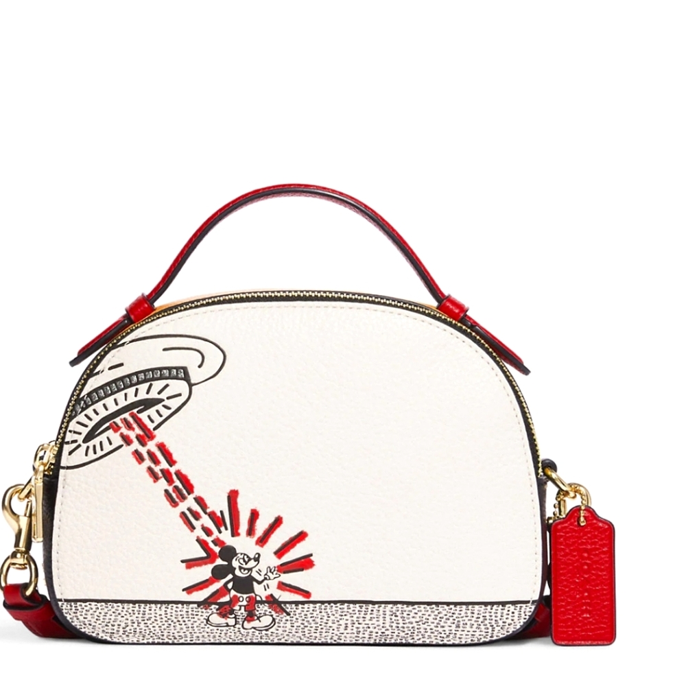 Coach Disney Mickey Mouse X Keith Haring Serena Satchel